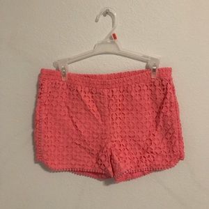 Lilly Pulitzer for Target Pink Eyelet Shorts